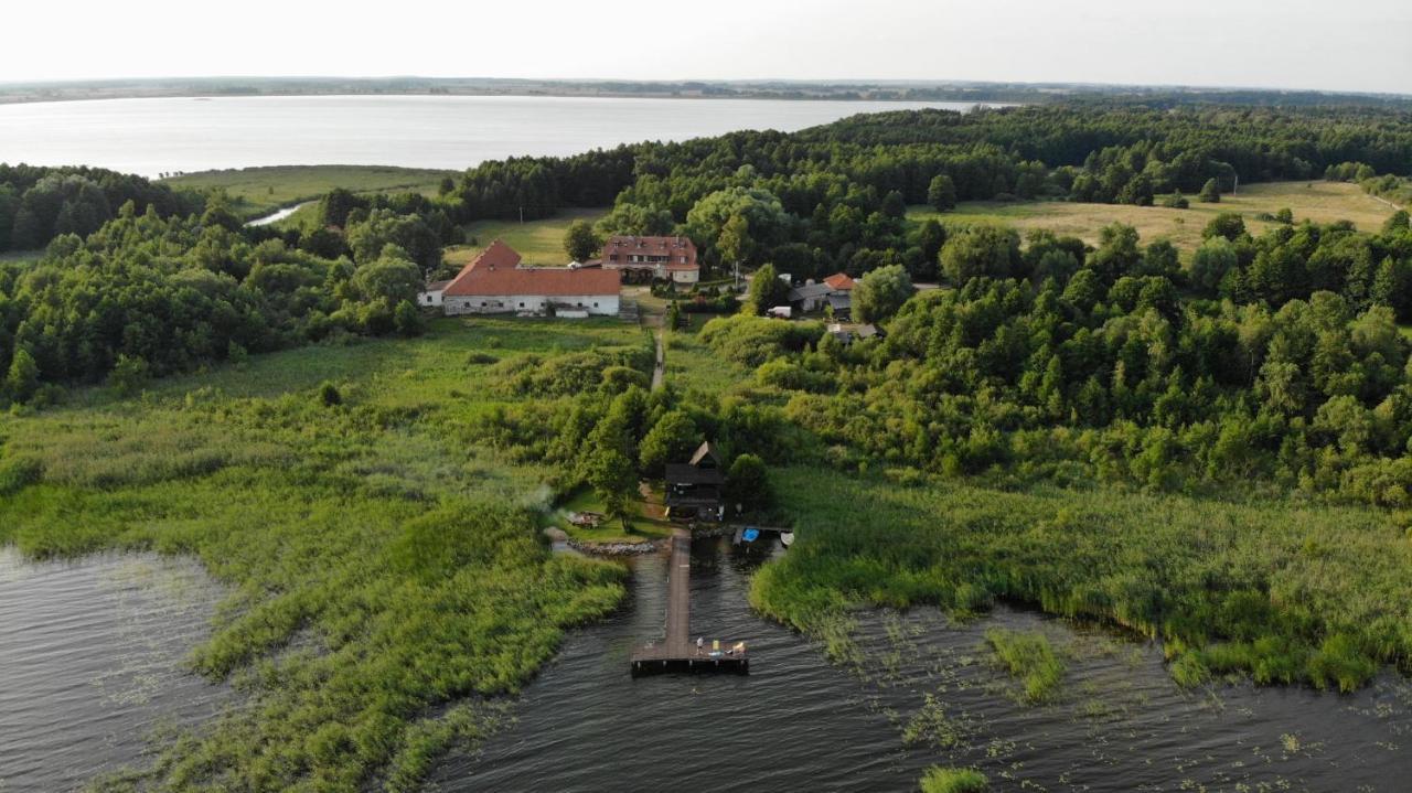 Folwark Luknajno Nad Jeziorem Sniardwy Gospoda Dziedzictwo Kulinarne Warmia-Mazury Mikołajki 외부 사진
